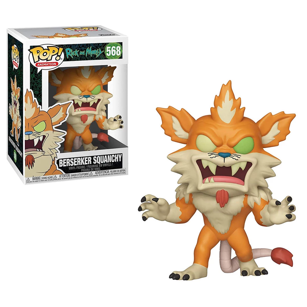 Funko POP! Animation: Rick And Morty - Berserker Squanchy Funko Pops! 3 Funko POP! Animation: Rick And Morty - Berserker Squanchy Funko Pops!