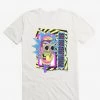 Ripple Junction Rick And Morty Wubba Lubba Skate Graphic White T-shirt