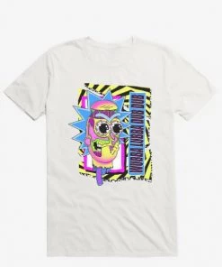 Ripple Junction Rick And Morty Wubba Lubba Skate Graphic White T-shirt