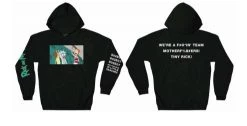 Ripple Junction Rick And Morty We're A Team Black Hoodie