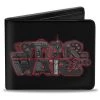 Buckle-Down Star Wars Logo Galactic Empire Black Bi-fold Wallet Movies