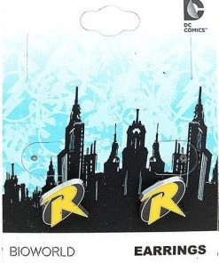 Bioworld DC Comics - Robin Enamel Fill Stud Earrings