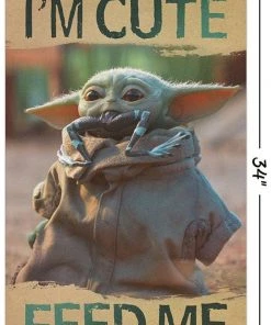 Trends International Star Wars: The Mandalorian - Feed Me Poster