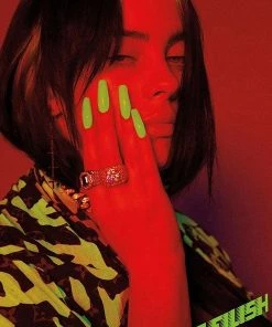 Trends International Music Billie Eilish - Red Wall Poster