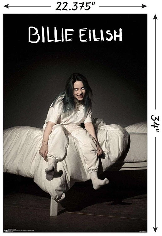Trends International Billie Eilish - Asleep Wall Poster Music 4 Trends International Billie Eilish - Asleep Wall Poster Music