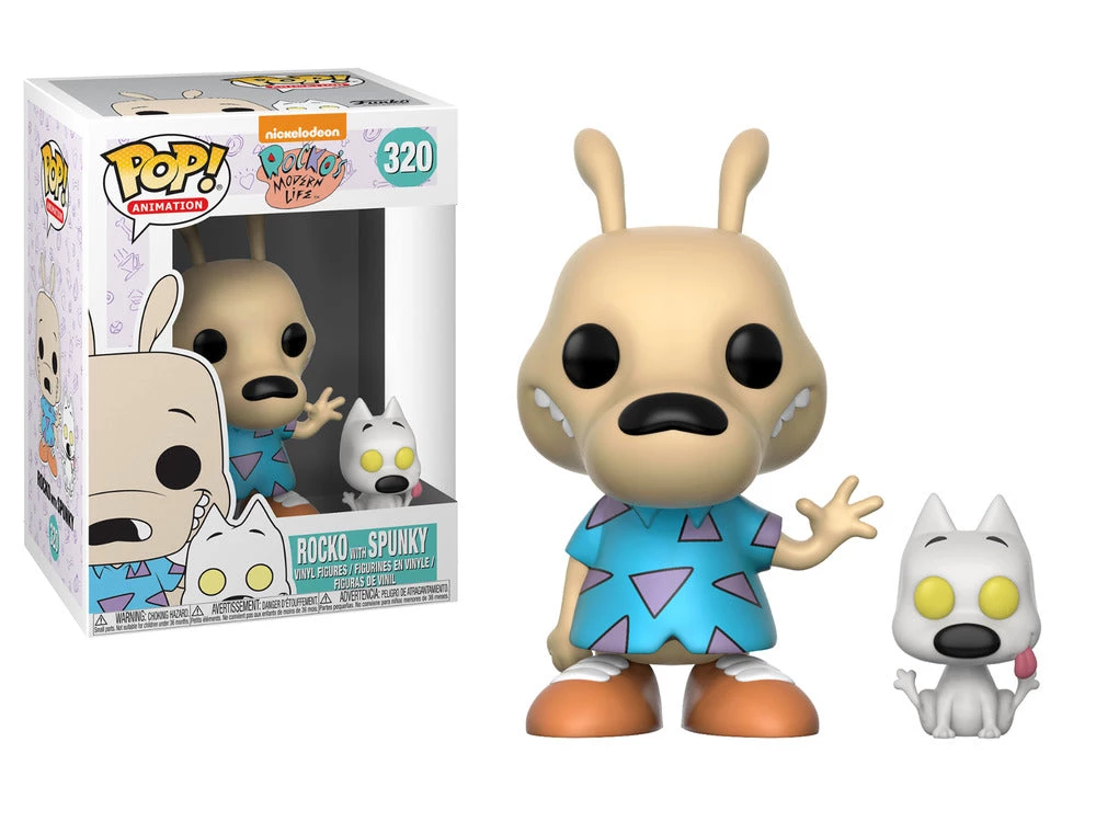 Funko Nickelodeon: Rocko's Modern Life - Rocko & Spunky Pop Vinyl Figure 3 Funko Nickelodeon: Rocko's Modern Life - Rocko & Spunky Pop Vinyl Figure