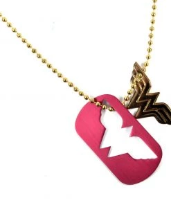 Bioworld Wonder Woman Dog Tags Necklace DC Comics