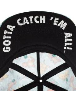 Bioworld Anime Pokemon All Over Character Snapback Hat