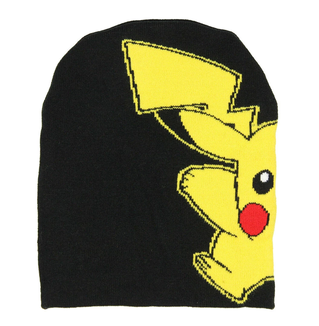 Bioworld Pokemon Pikachu And Poke Ball Black Beanie Anime 4 Bioworld Pokemon Pikachu And Poke Ball Black Beanie Anime