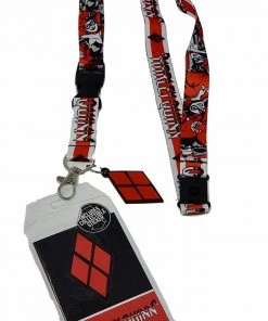 Bioworld Harley Quinn Logo Comics Lanyard DC Comics