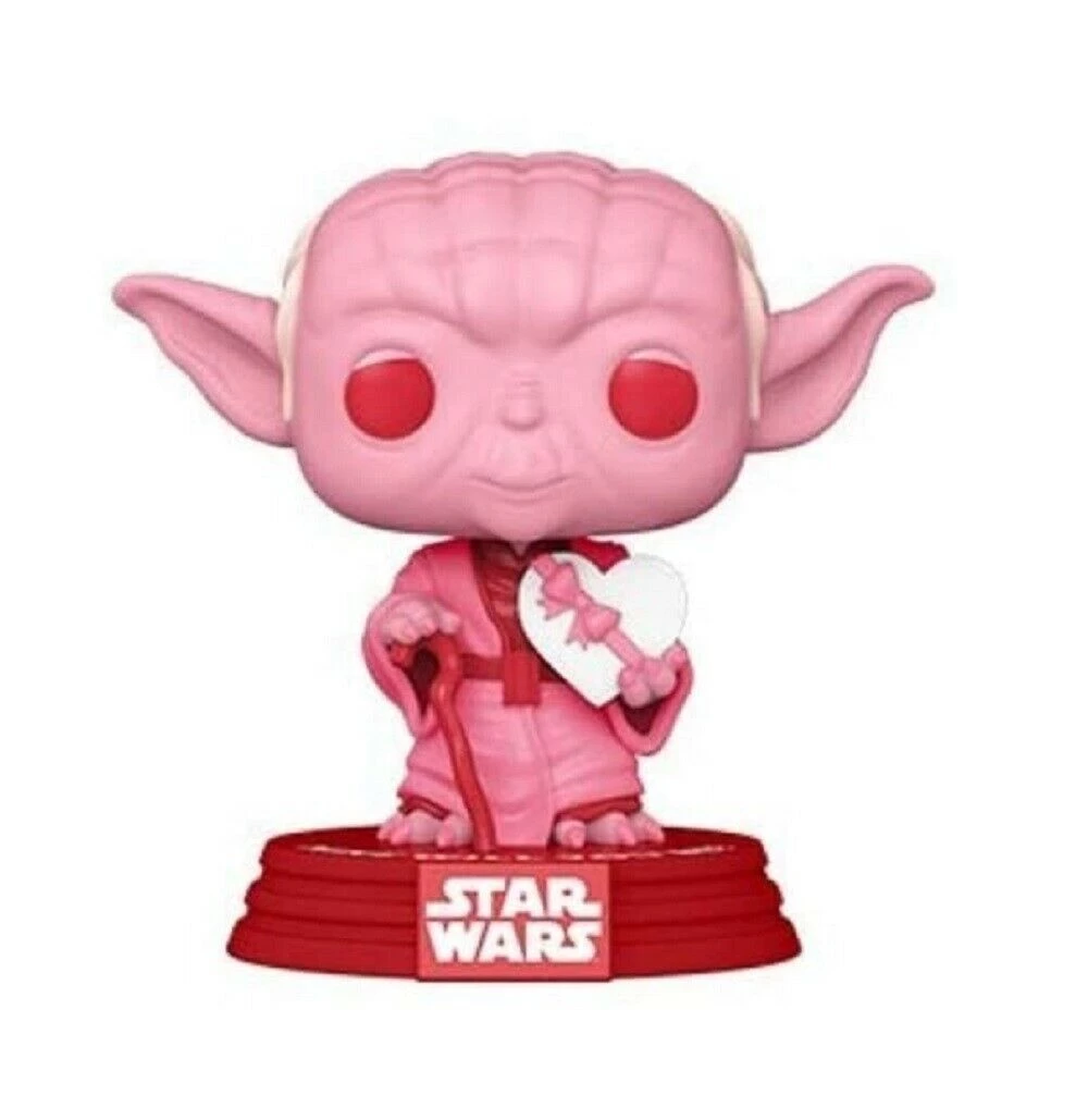 Funko POP Star Wars: Valentines - Yoda With Heart Vinyl Figure 3 Funko POP Star Wars: Valentines - Yoda With Heart Vinyl Figure