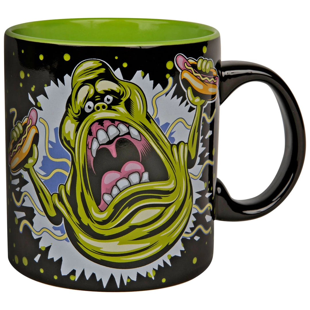 Silver Buffalo Movies Ghostbuster Arcade Slimer Hotdogs 20oz Ceramic Mug 4 Silver Buffalo Movies Ghostbuster Arcade Slimer Hotdogs 20oz Ceramic Mug