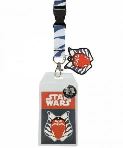 Bioworld Star Wars Ahsoka Tano Lanyard With Charm And ID Holder