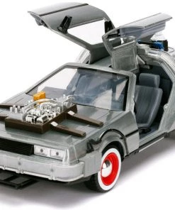 Toy Wonders Delorean Time Machine W/Light "Back To The Future 3" 1/24 Diecast Car Jada 32166