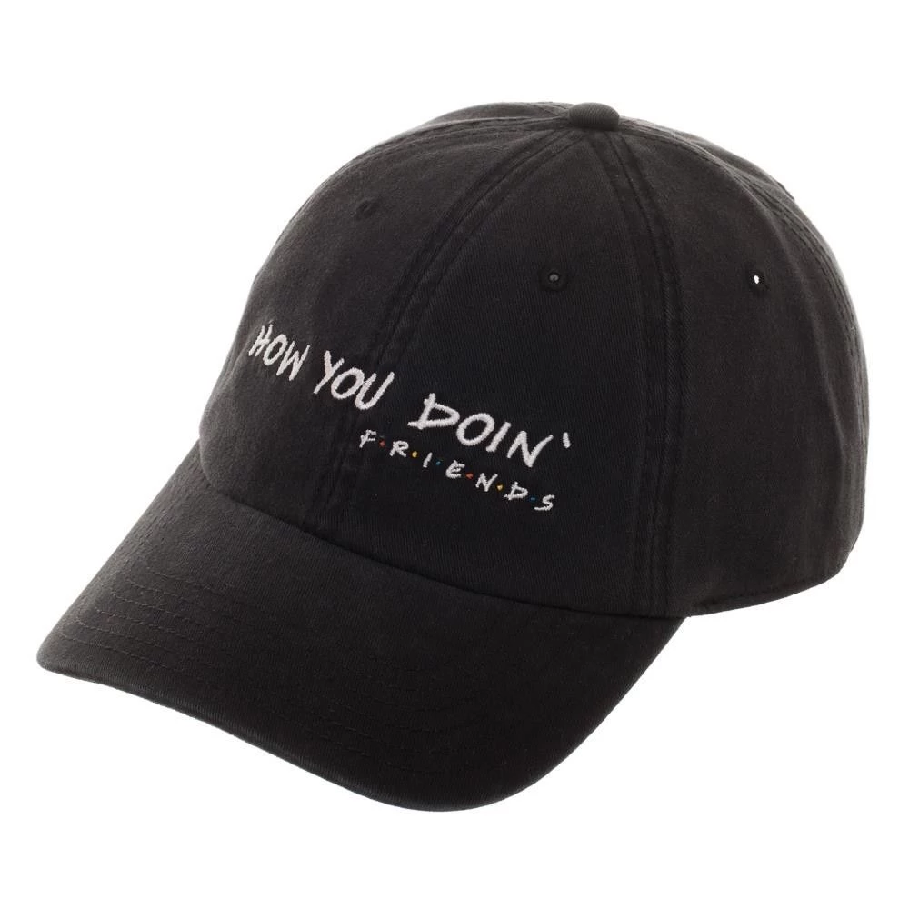 Bioworld Friends Joey How You Doin Black Hat Adjustable Baseball Cap Hat 3 Bioworld Friends Joey How You Doin Black Hat Adjustable Baseball Cap Hat