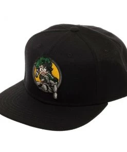 Bioworld Anime My Hero Academia - Izuku Midoriya Black Snapback