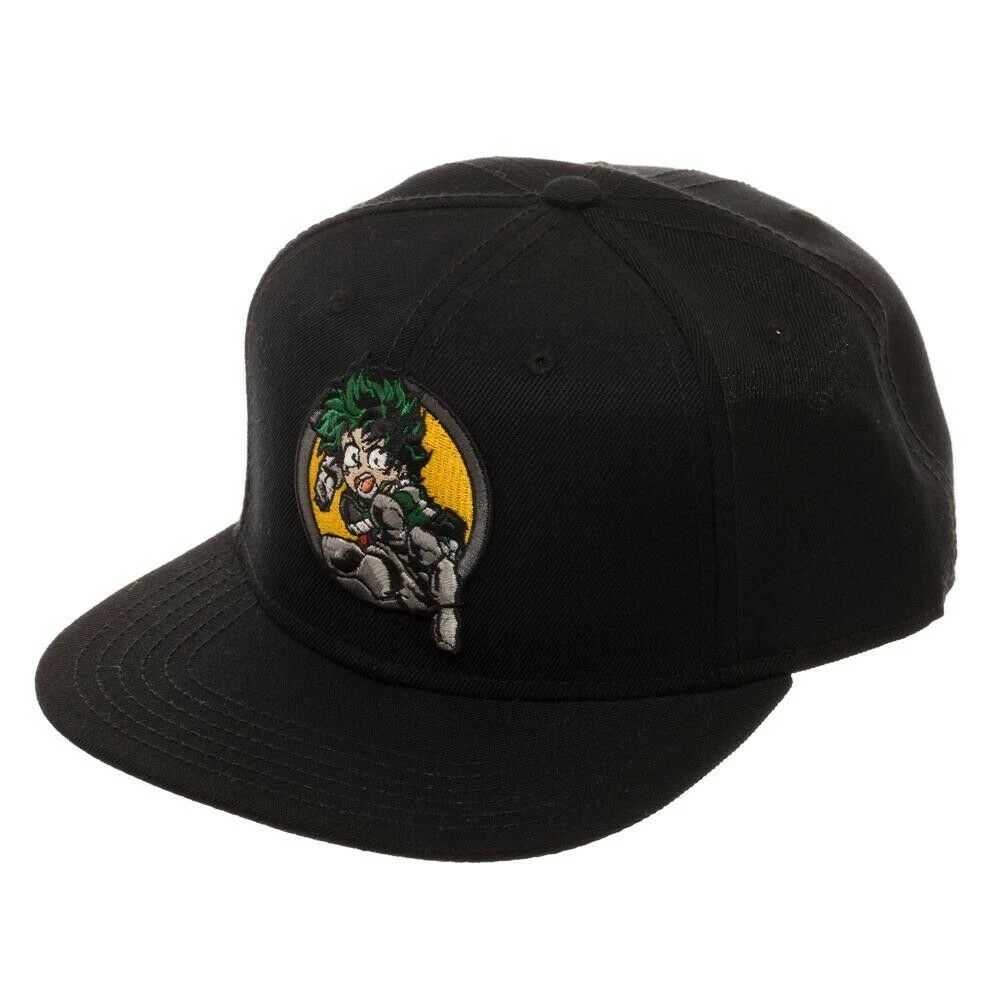 Bioworld Anime My Hero Academia - Izuku Midoriya Black Snapback 3 Bioworld Anime My Hero Academia - Izuku Midoriya Black Snapback