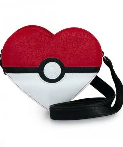 Loungefly Pokemon Pokeball Heart Faux Leather Cross Body Purse