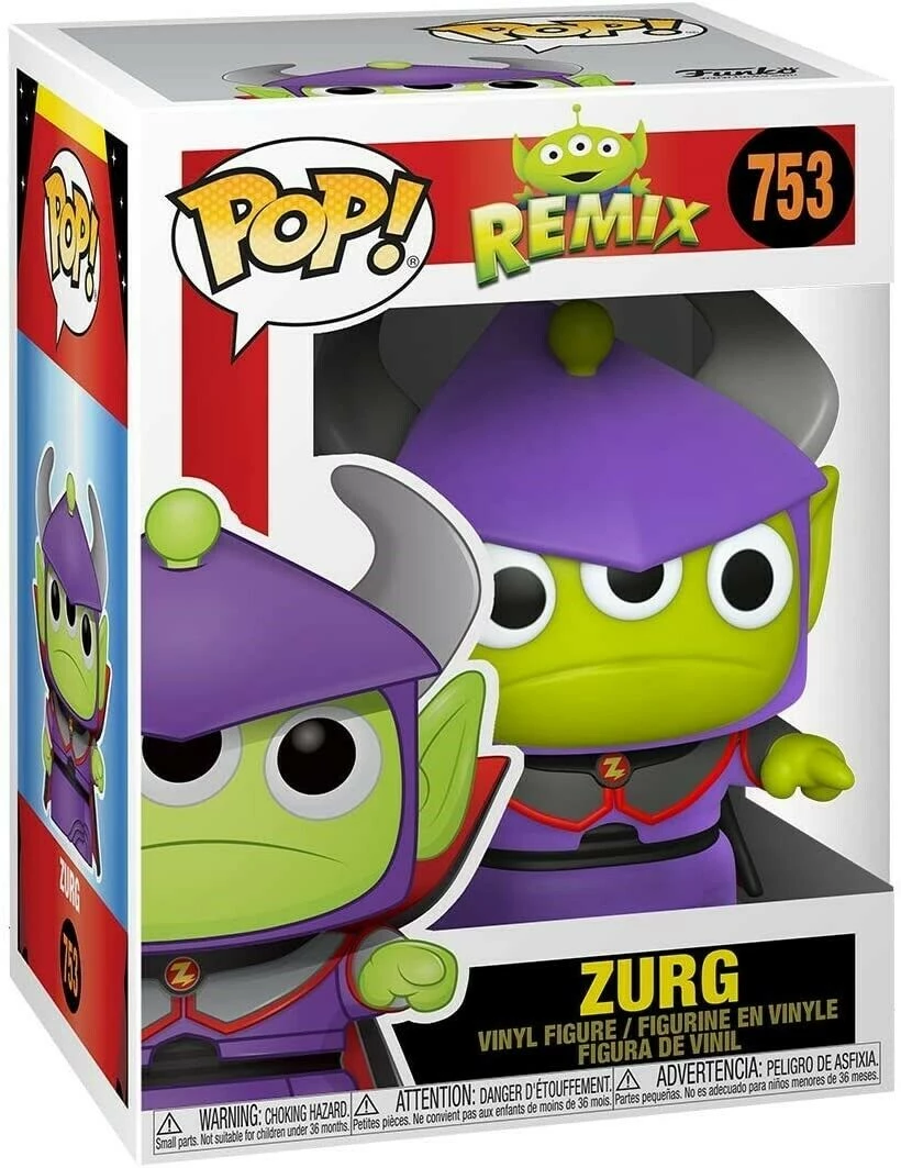Funko POP Disney: Pixar Alien Remix -Zurg Funko Pops! 4 Funko POP Disney: Pixar Alien Remix -Zurg Funko Pops!