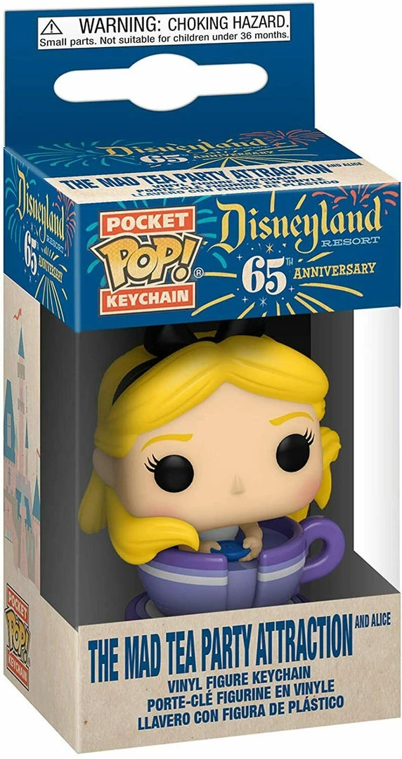 Funko POP Keychain: Disney 65- Alice In Teacup 4 Funko POP Keychain: Disney 65- Alice In Teacup