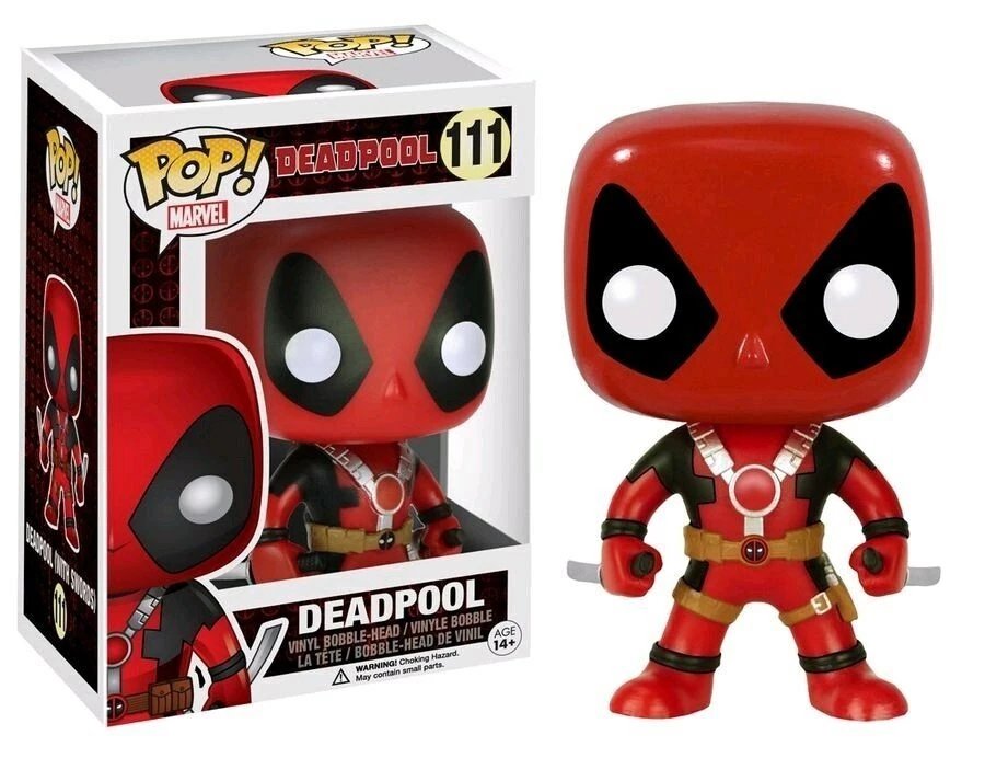 Funko Marvel - Deadpool W/Two Swords POP Vinyl Figure 3 Funko Marvel - Deadpool W/Two Swords POP Vinyl Figure
