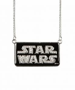 Bioworld Star Wars Classic Bling Logo Metal Necklace