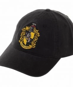 Bioworld Harry Potter Hufflepuff Black Cap Hat
