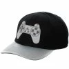 Bioworld Playstation Grey & Black Controller Baseball Cap 2 Bioworld Playstation Grey & Black Controller Baseball Cap