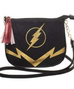 Bioworld DC Comics Reverse Flash Crossbody Black Purse