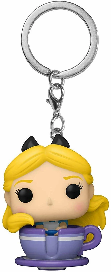 Funko POP Keychain: Disney 65- Alice In Teacup 3 Funko POP Keychain: Disney 65- Alice In Teacup