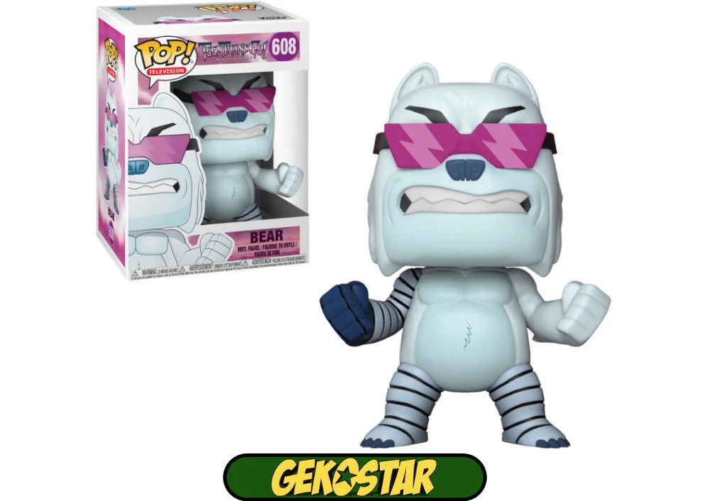 Funko Teen Titans Go Bear Pop Vinyl Figure Funko Pops! 4 Funko Teen Titans Go Bear Pop Vinyl Figure Funko Pops!