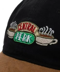 Bioworld TV Series Friends Central Perk Coffee Adjustable Suede Curved Bill Dad Hat