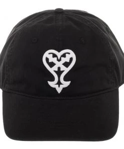 Bioworld Video Games Disney Kingdom Heart Heartless Logo Dad Hat Slouch Cap