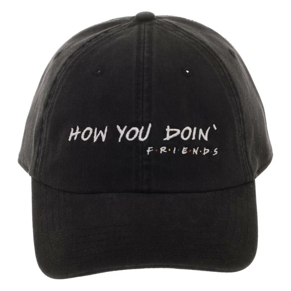 Bioworld Friends Joey How You Doin Black Hat Adjustable Baseball Cap Hat 4 Bioworld Friends Joey How You Doin Black Hat Adjustable Baseball Cap Hat