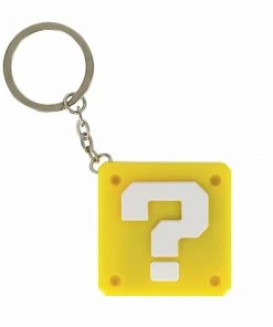 Paladone Super Mario Yellow Question Block Keychain Video Games