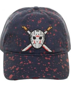 Bioworld Friday The 13th - Blood Splatter Jason Vorhees Hat Movies