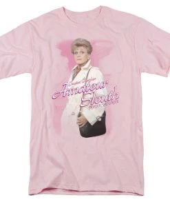 Trevco Murder She Wrote/Amateur Sleuth Pink T-shirt