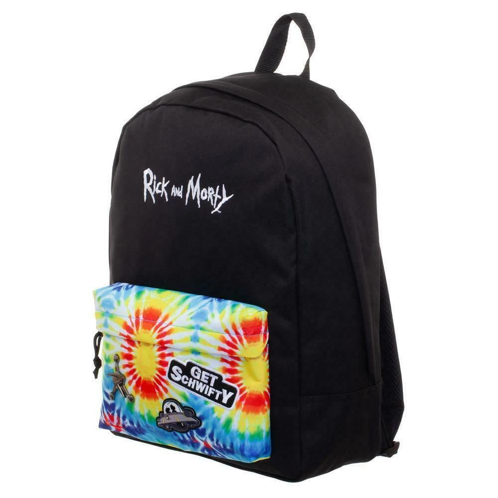 Bioworld Rick And Morty Tye Dye Backpack 3 Bioworld Rick And Morty Tye Dye Backpack
