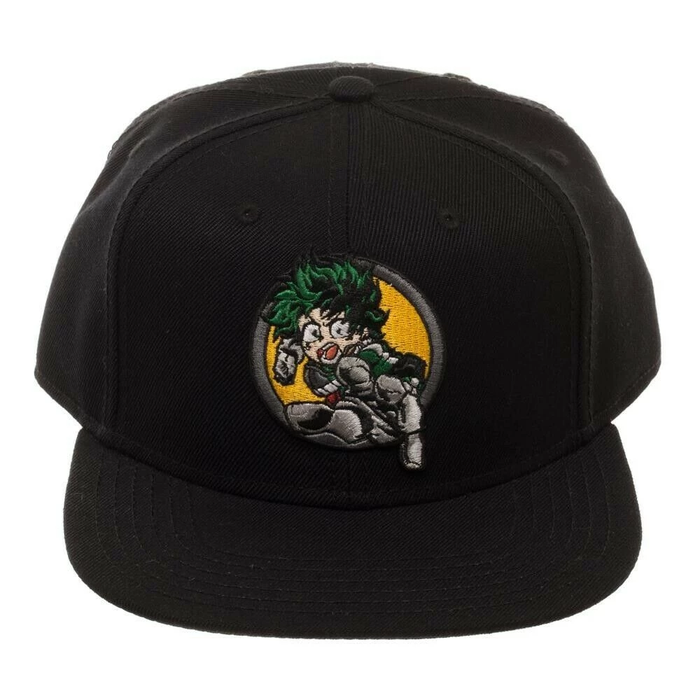 Bioworld Anime My Hero Academia - Izuku Midoriya Black Snapback 4 Bioworld Anime My Hero Academia - Izuku Midoriya Black Snapback