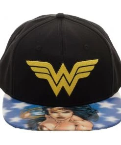 Bioworld Wonder Woman Logo Lenticular Snapback Hat DC Comics