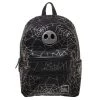 Bioworld Disney Nightmare Before Christmas Spider Web Travel School Laptop Backpack