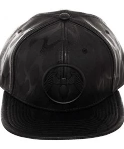 Bioworld Marvel Venom Metal Logo Gel Print Snapback Cap