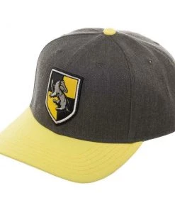 Bioworld Harry Potter Metallic Embroidery Snapback Hat With Pre-Curved Bill