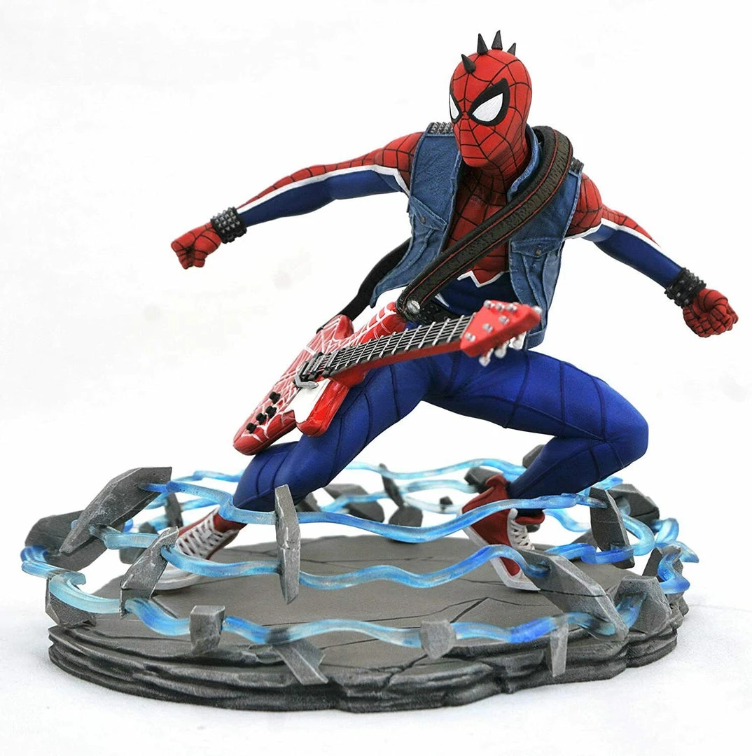 Diamond Marvel Gamerverse Spiderman - Spider-Punk Statue Pcv Figure 18 Cm 3 Diamond Marvel Gamerverse Spiderman - Spider-Punk Statue Pcv Figure 18 Cm