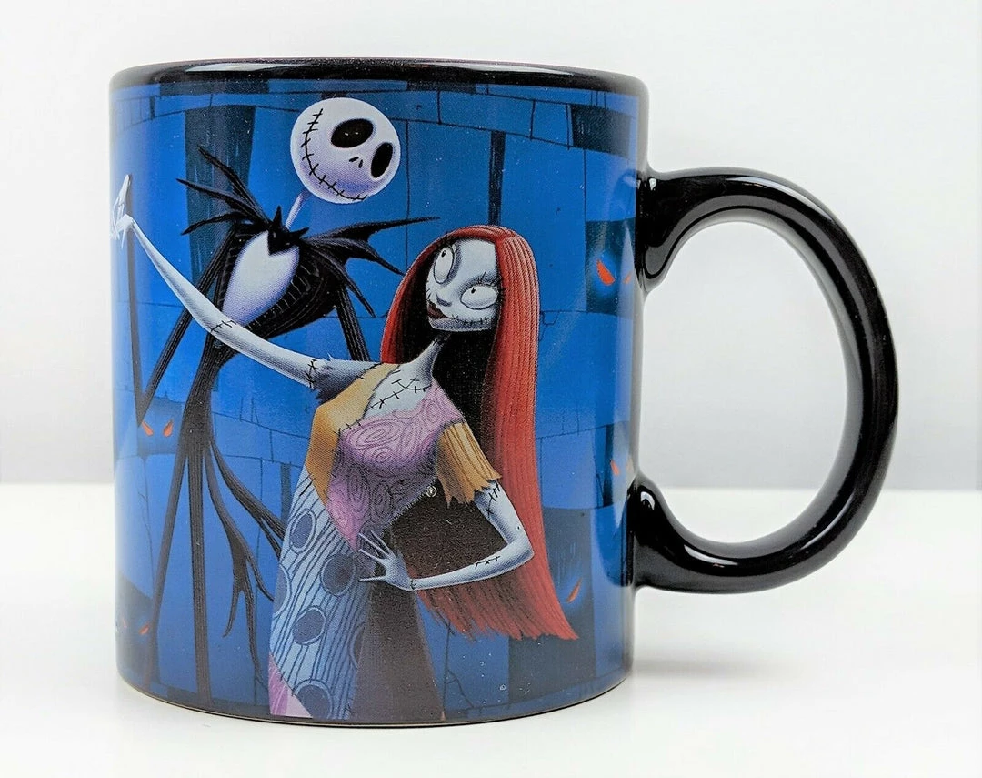 Jerry Leigh Disney The Nightmare Before Chrismas Jack And Sally 20oz Mug 3 Jerry Leigh Disney The Nightmare Before Chrismas Jack And Sally 20oz Mug