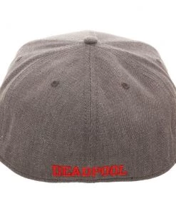 Bioworld Marvel Deadpool Logo Flatbill Flex Cap - Baseball Cap / Snapback