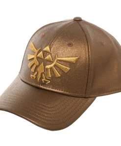 Bioworld The Legend Of Zelda Gold Glitter Trucker Snapback Hat