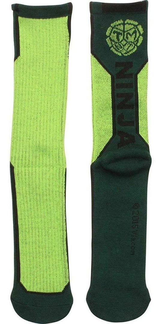 Bioworld Movies Teenage Mutant Ninja Turtles Men's Active Crew Socks 4 Bioworld Movies Teenage Mutant Ninja Turtles Men's Active Crew Socks