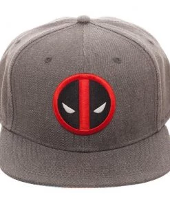 Bioworld Marvel Deadpool Logo Flatbill Flex Cap - Baseball Cap / Snapback