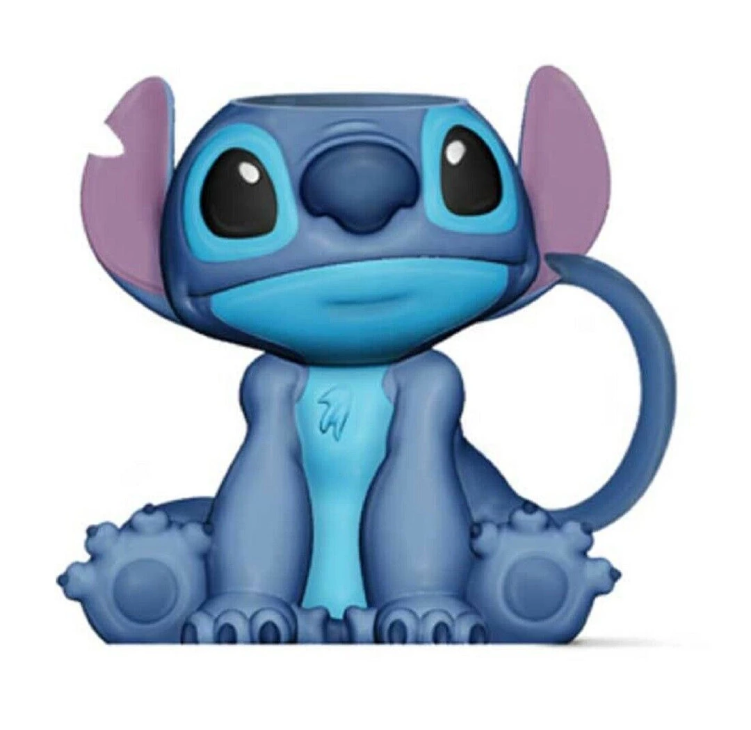 Silver Buffalo Disney Lilo And Stitch - Stitch Sitting 3D Sculpted Ceramic Mug 3 Silver Buffalo Disney Lilo And Stitch - Stitch Sitting 3D Sculpted Ceramic Mug